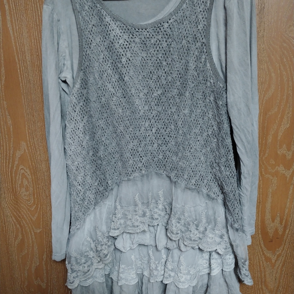 Jessica Taylor NYC Chic Layered Tunic Size XL